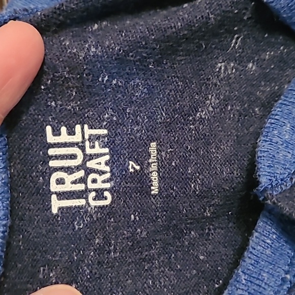 💥3for$12💥 True Craft boy's long-sleeved shirt size 7 - Picture 3 of 4